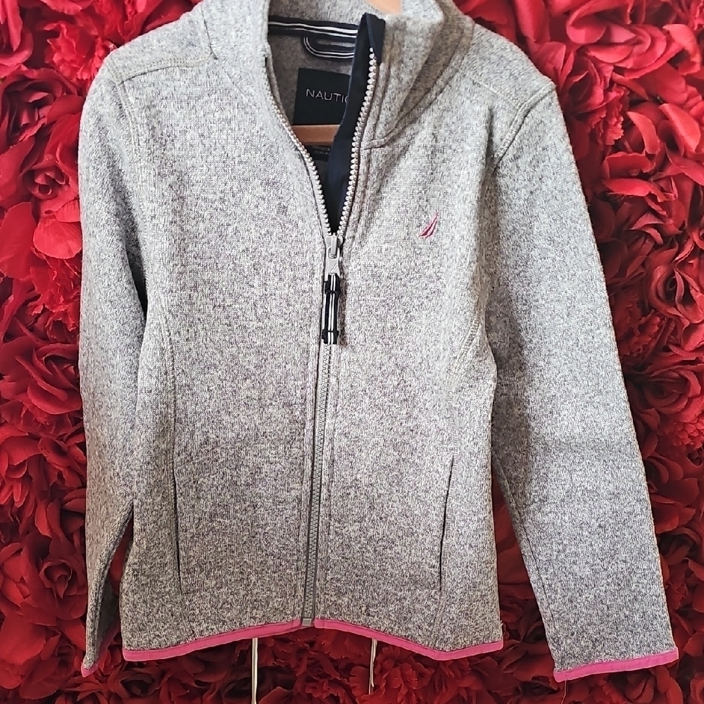 Nautica NWT Girls Gray Active Jacket Size 6